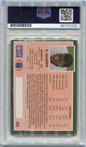 Shannon Sharpe 1990 Autographed W/Inscription RC #46 PSA/DNA Certified Graded 10