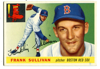 Frank Sullivan 1955 Topps #106 Card