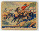 A Mountain Ford Wild West Series Picture Puzzle Bubble Gum #39 Card