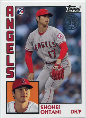 Shohei Ohtani 2019 Topps Update 1984 Throwback RC #84-25