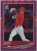 Shohei Ohtani 2020 Panini Donruss Optic Pink Prizm Card #118