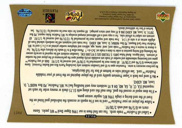 Terrell Davis 1996 Upper Deck Predictor #PH11