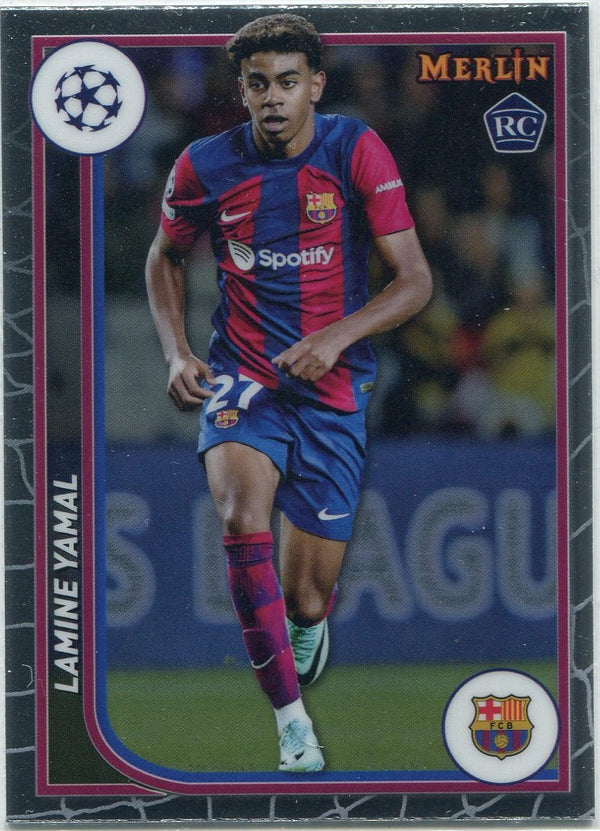 Lamine Yamal 2023 - 2024 Topps Merlin RC #27