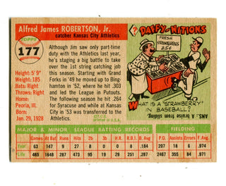 Jim Robertson 1955 Topps #177 Card