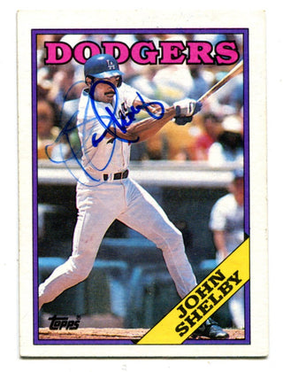 John Shelby 1988 Topps #428 Autographed Card