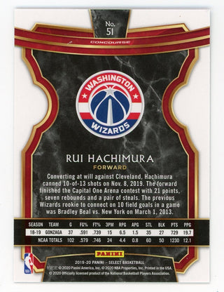 Rui Hachimura 2020 Panini Select #51 Card