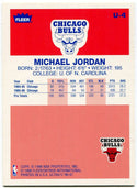 Michael Jordan 1996-97 Fleer Ultra Ultra Decade Rookie Reprint Card #U-4