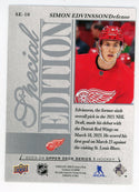 Simon Edvinsson 2023-24 Upper Deck Special Edition #SE-10