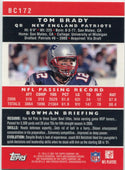 Tom Brady 2007 Bowman Chrome Card #BC172