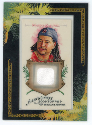 Manny Ramirez 2008 Topps Allen & Ginter Bat Card