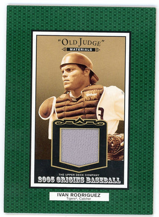 Ivan Rodriguez 2005 Upper Deck Origins Patch Relic #OJ-IR
