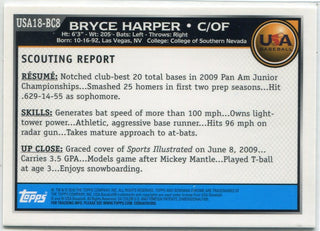 Bryce Harper 2010 Bowman Chrome RC #USA18-BC8