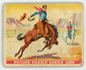 Bronco Busting Wild West Series Picture Puzzle Bubble Gum #7 Card
