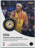 Pascal Siakam 2024 - 2025 Panini Player Of The Day Gold Parallel Card #28 10/10