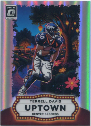 Terrell Davis 2025 Panini Donruss Optic Uptown Card #19