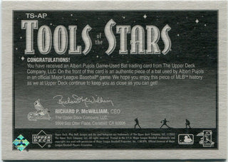 Albert Pujols 2004 Upper Deck Play Ball Tools Of The Stars Bat Relic #TS-AP