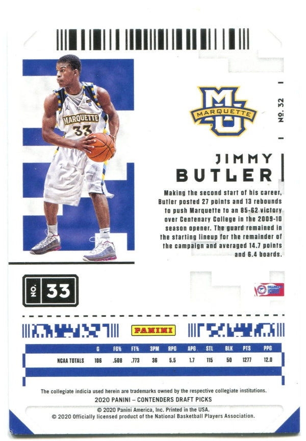 Jimmy Butler Panini Contenders Draft Picks 2020