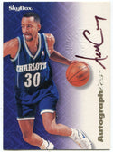 Dell Curry 1996-97 Skybox Autographics AUTO Card