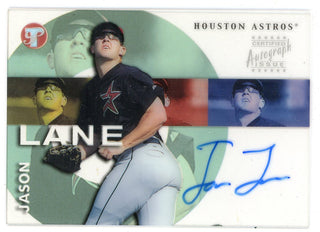 Jason Lane Autographed 2002 Topps Pristine #PE-JL