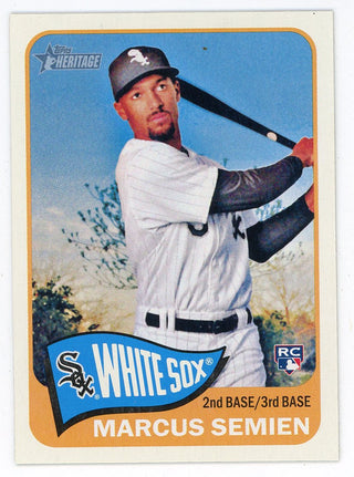 Marcus Semien 2014 Topps Heritage Rookie Card #H514