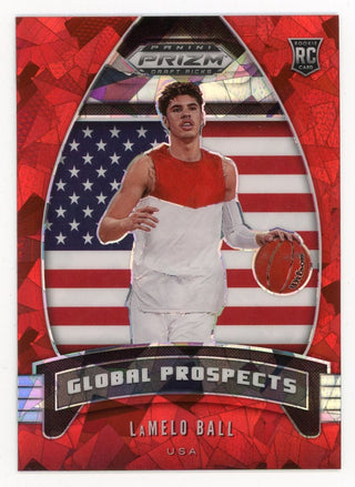 LaMelo Ball 2020 Panini Red Global Prospects #98 Card