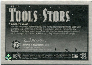 Alex Rodriguez 2004 Upper Deck Play Ball Tools Of The Stars Bat Relic #TS-AR