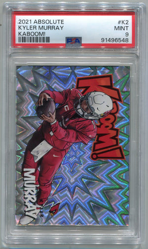 Kyler Murray 2021 Panini Absolute Kaboom! Card #K2 PSA Graded 9