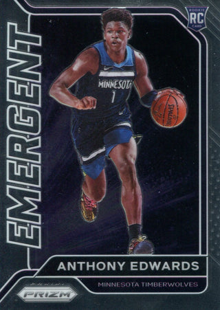 Anthony Edwards 2020-21 Panini Prizm Rookie Card #3