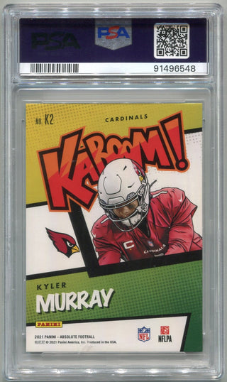 Kyler Murray 2021 Panini Absolute Kaboom! Card #K2 PSA Graded 9