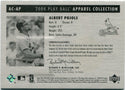 Albert Pujols 2004 Upper Deck Play Ball Apparel Collection Jersey Card #AC-AP