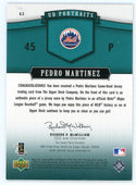 Pedro Martinez 2005 Upper Deck Portraits Patch Relic #63