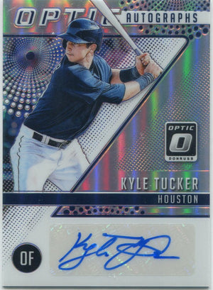 Kyle Tucker 2018 Panini Donruss Optic Autographed Silver Prizm RC #OA-KT