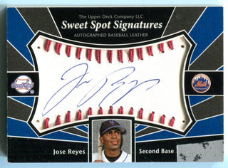 Jose Reyes 2004 Upper Deck Sweet Spot Signatures Card