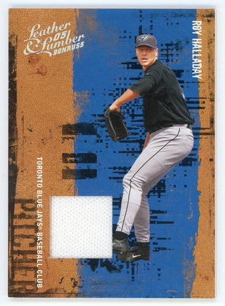 Roy Halladay 2005 Donruss Leather & Lumber Patch Relic Card #117