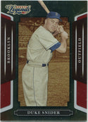 Duke Snider 2008 Donruss Americana Mirror Red Parallel Card #90 65/250