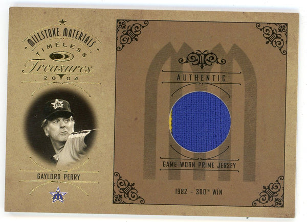 Gaylord Perry 2004 Donruss Timeless Treasures Patch Relic #MM-4