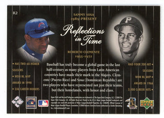 Sammy Sosa/ Roberto Clemens 2000 Upper Deck Reflections in Time #R2