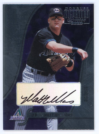 Matt Williams 2003 Donruss Signature Series Autographed Card #7