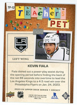 Kevin Fiala 2023-24 Upper Deck Teacher's Pet #TP-12