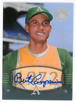 Bert Campaneris 2004 Upper Deck Legends Timeless Teams Autographed #80