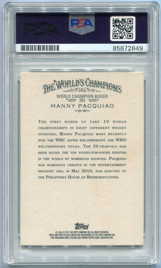 Manny Pacquiao 2011 Topps Allen & Ginter Autographed Card PSA/DNA Authenticated