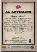 Joe Mauer 2006 Upper Deck Artifacts Jersey Card #AL-JM 178/325