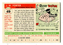 J.W Porter 1955 Topps #49 Card