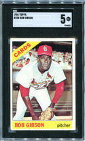 Bob Gibson 1966 Topps #320 SGC 5 Card