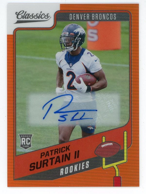 Patrick Surtain II 2021 Panini Classics Autographed Rookie Card #195
