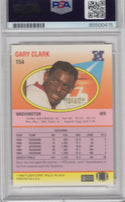 Gary Clark 1990 Fleer #154 PSA Auto Grade GEM MT 10 Card