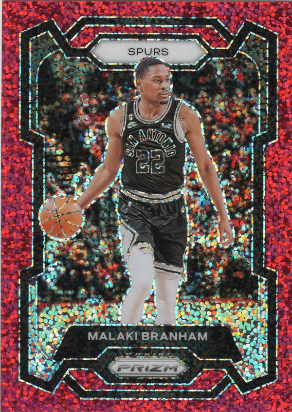 Malaki Branham 2023-24 Panini Prizm #270 Red Sparkle Card