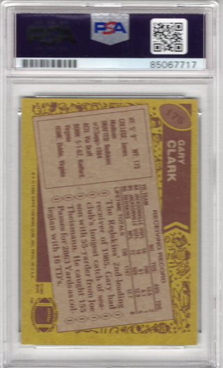 Gary Clark 1986 Topps #176 PSA Auto Grade 10 Card
