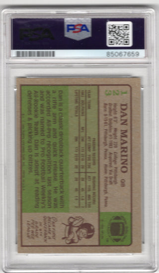 Dan Marino 1984 Topps #123 PSA Authentic Auto Grade 10 Card