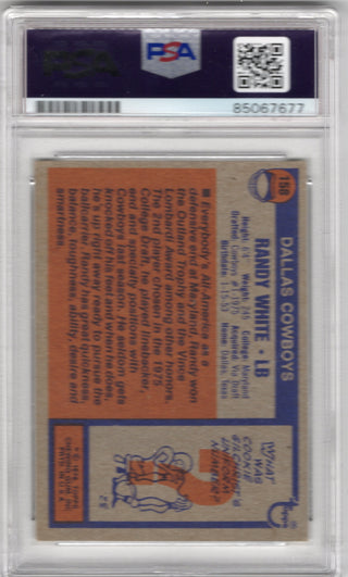 Randy White 1976 Topps #158 PSA Auto Grade GEM MT 10 Card